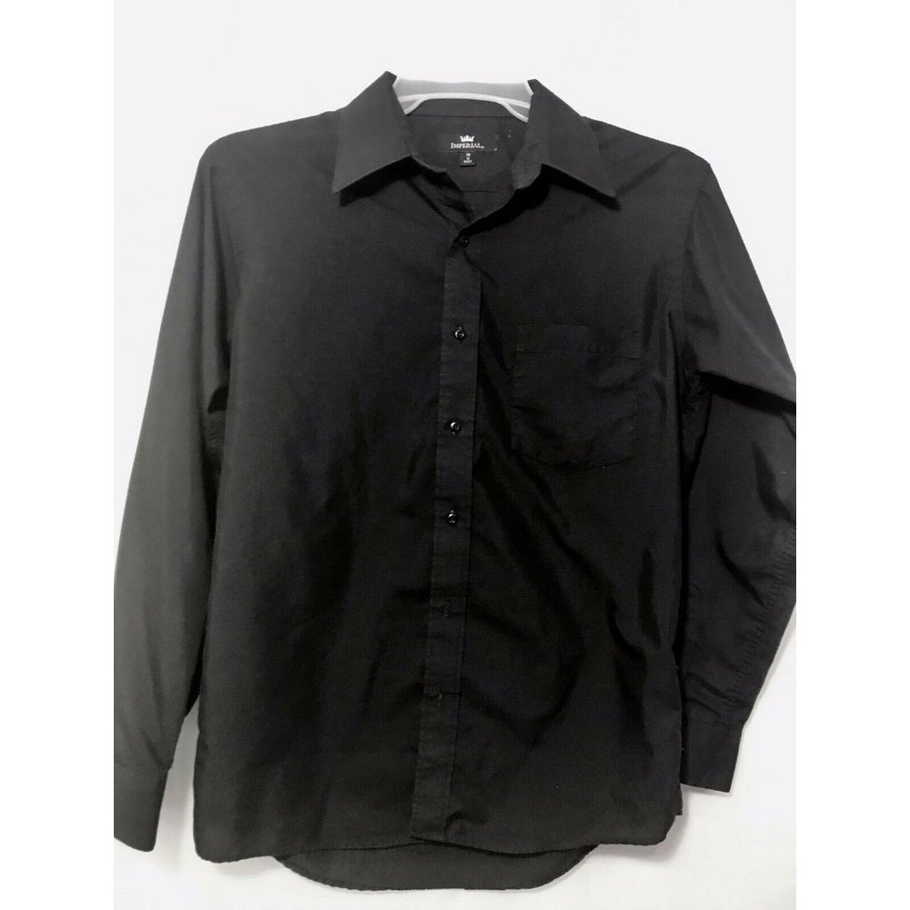 Imperial Black Button-down. 38/15 M2/3 Very Good condition
